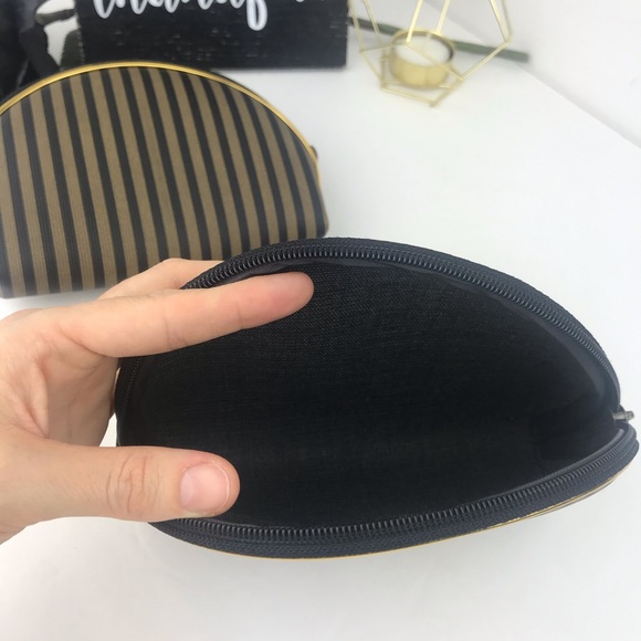 Striped Stackable Cosmetic Bags - Picture 7 of 12